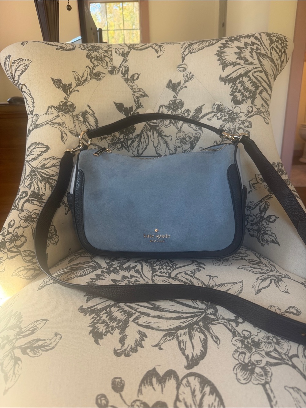 Kate Spade Blue Suede bag